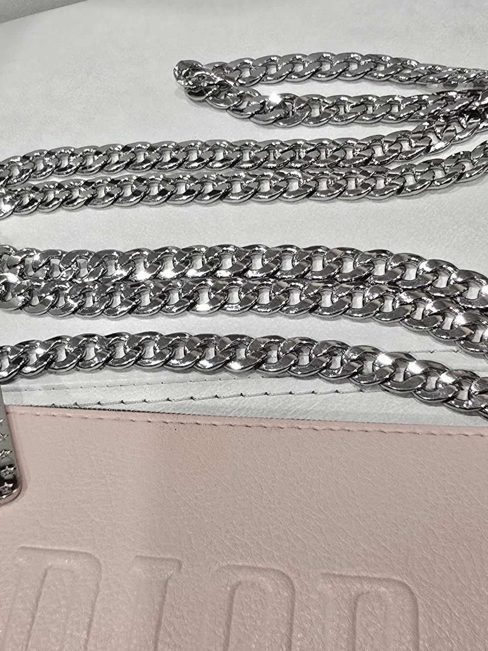 DIOR Beauty - Pink w Silver Chain Shoulder / Crossbody Bag - Picture 3 of 9